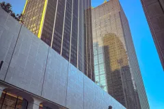 Entrance to Downtown Dallas street view Texas