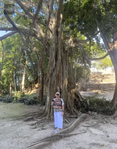 In Chacchoben even the trees had an impressive shape