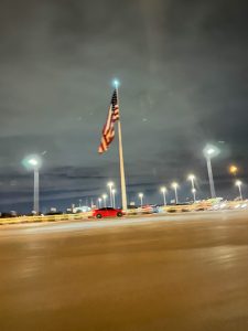 First moments in the USA during a drive from Fort Worth to downtown Dallas