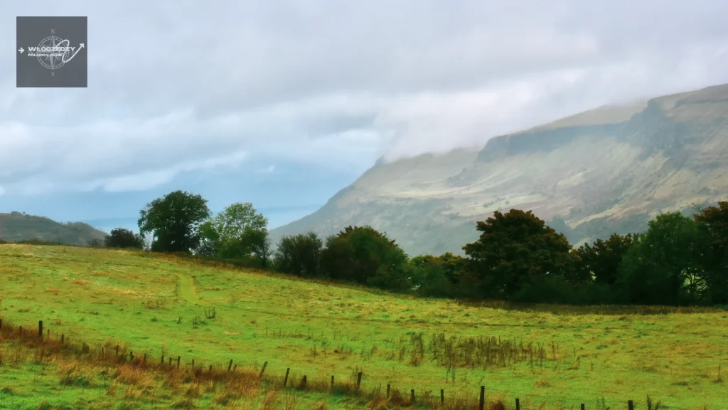The Glenariff Forest Park area in County Antrim