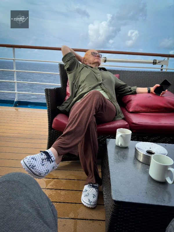 Deck 14, the smokers' area