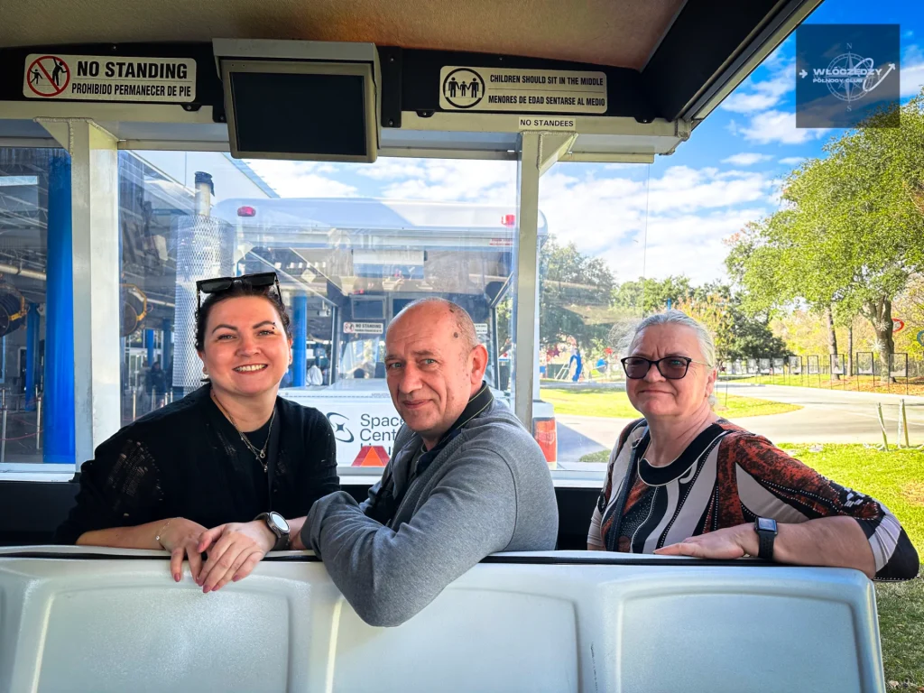 On the way to the hangar with the Saturn V Rocket