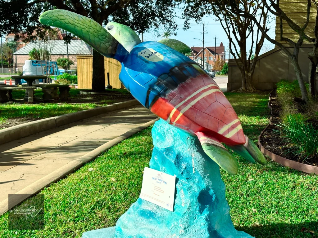 Sea Turtle Statue in Galveston, Texas