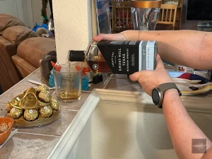 Oczywiście nie obyło się bez kosztowania nowych napojów