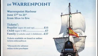 Hiszpański galeon zawinął do Warrenpoint